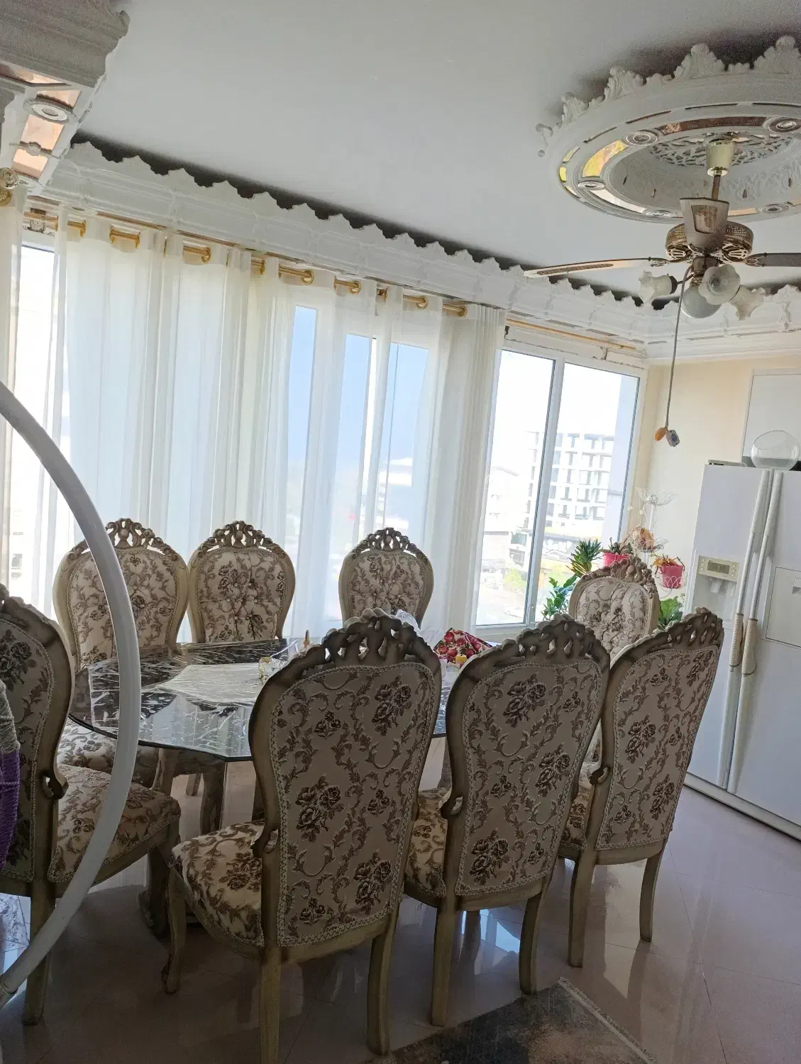 مبل و میز ناهارخوری سلطنتی ترک|مبلمان خانگی و میز عسلی|تنکابن, |دیوار