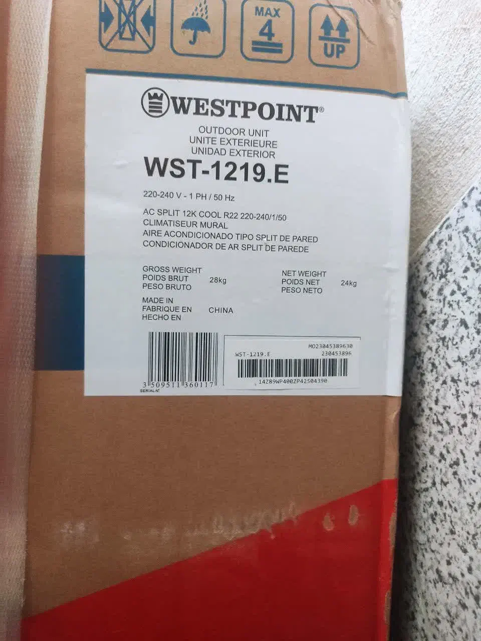 کولر ۱۲۰۰۰ وست پوینت|کولر گازی و فن‌کوئل|شیراز, محمدیه|دیوار