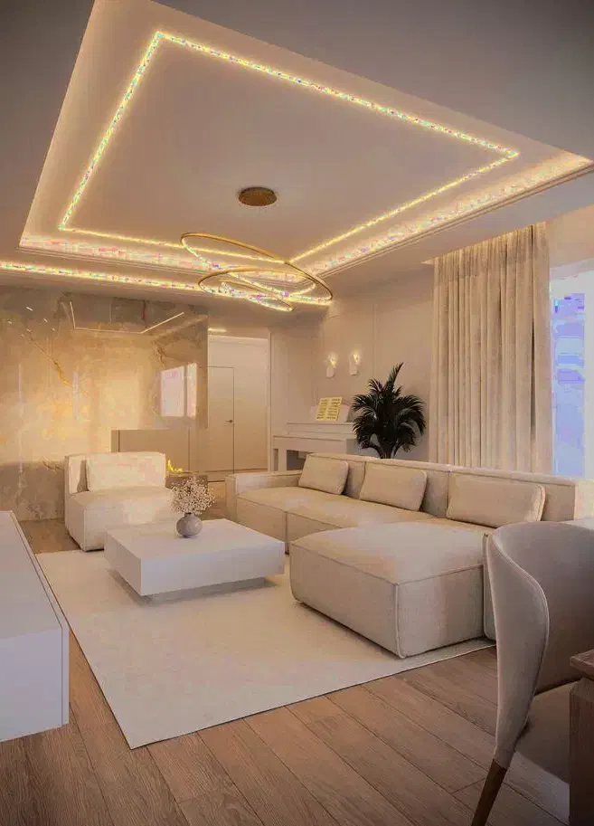 کناف و سقف کاذب pvc (دور باکس و فلت و لاین نوری)|خدمات پیشه و مهارت|اسلامشهر, شهرک مهدیه|دیوار