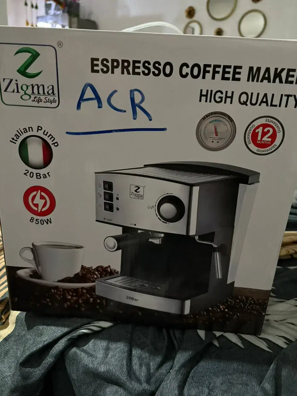 اسپرسو ساز مارک zigma آکبند سالم بفروش میرسد|سماور، چایساز، قهوهساز|رشت, خمیران زاهدان|دیوار