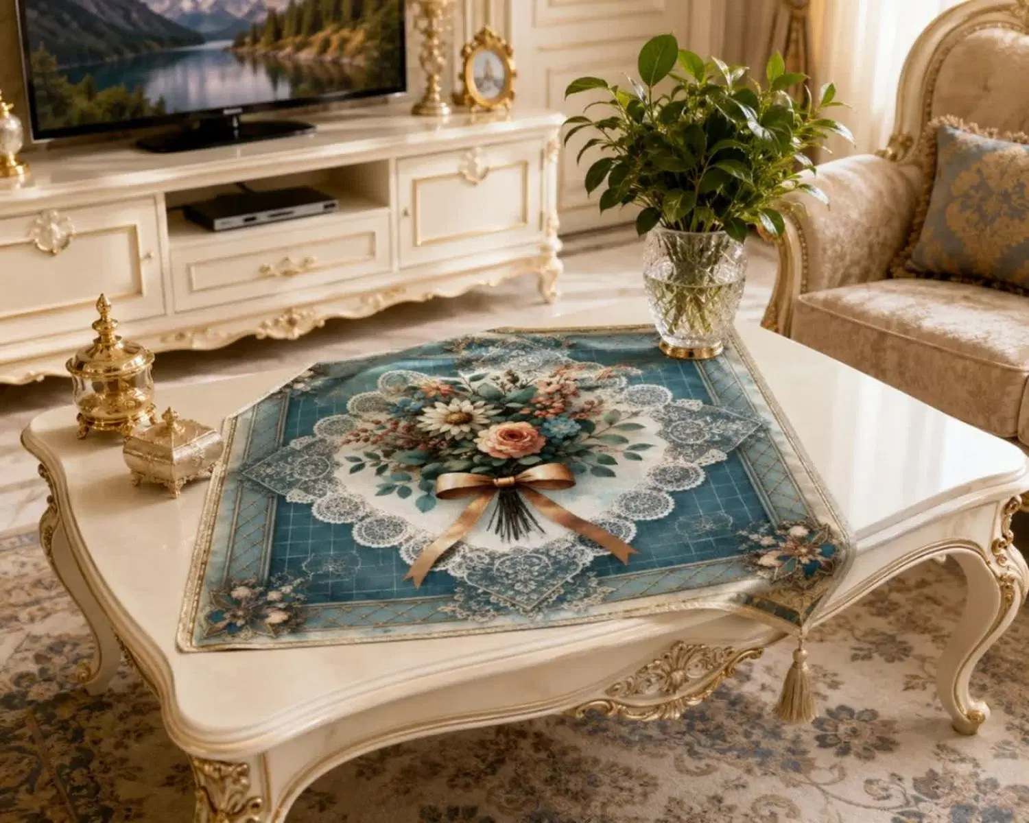 رومیزی|پرده، رانر، رومیزی|کوهسار (البرز), |دیوار