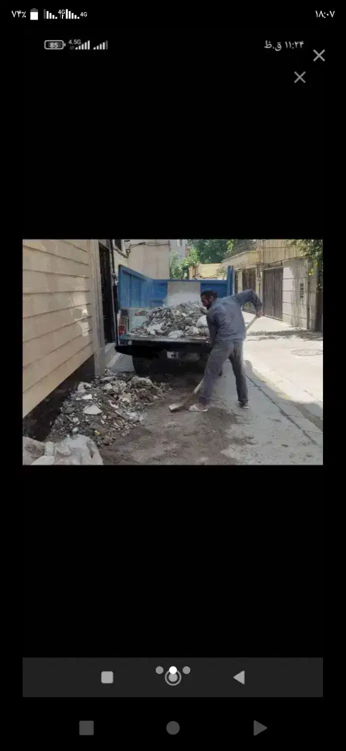 نیسان کمپرسی حمل خاک نخاله ساختمانی همراه با کارگر|خدمات حمل و نقل|نیشابور, هفده شهریور|دیوار