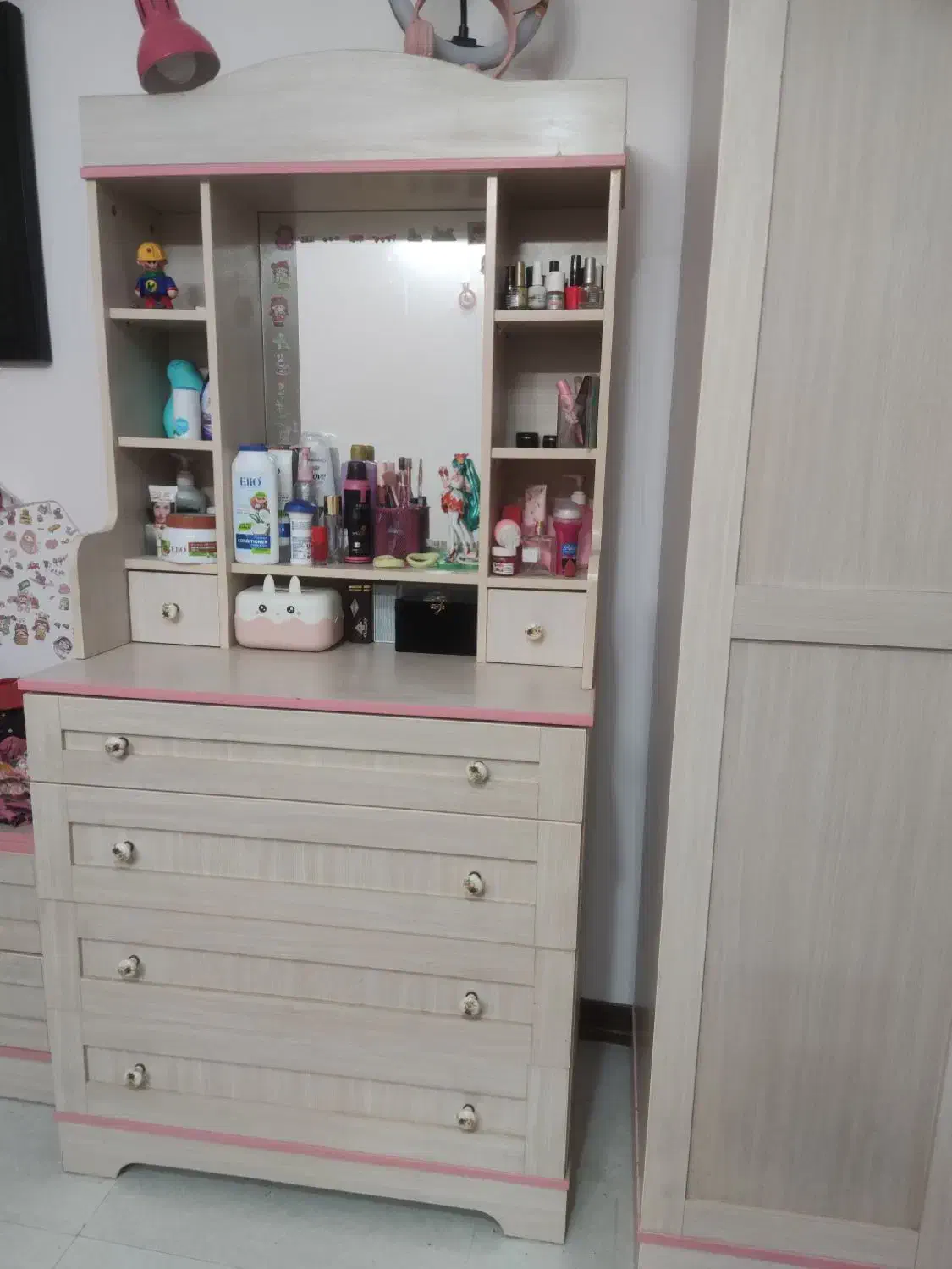 تخت و کمد جوان|تخت و سرویس خواب|ساوه, |دیوار