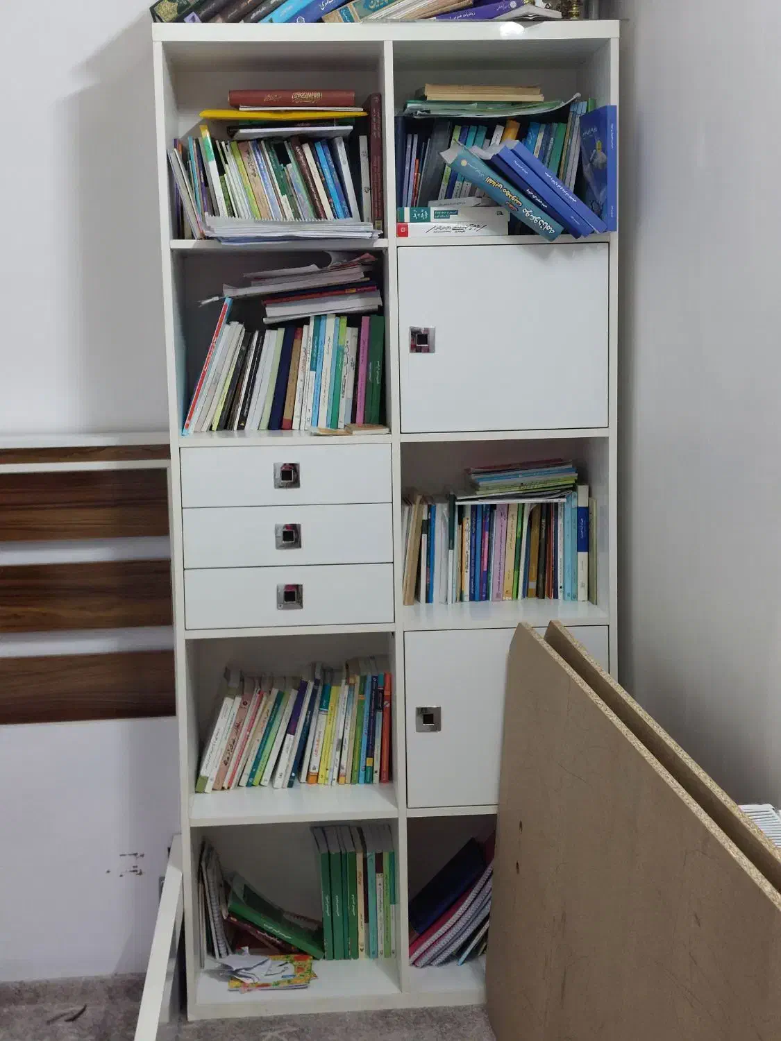 کتابخانه|کتابخانه، شلف، قفسه‌های دیواری|شاهرود, |دیوار