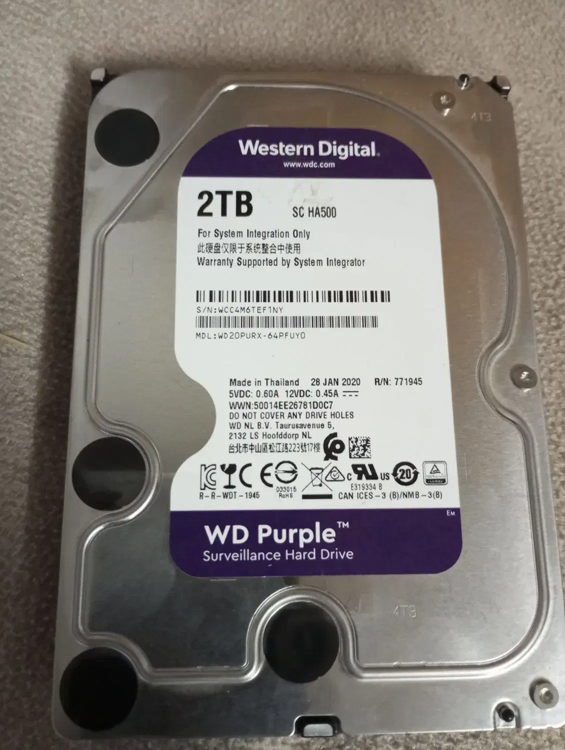 هارد 2 ترابایت|قطعات و لوازم جانبی رایانه|کرمان, |دیوار