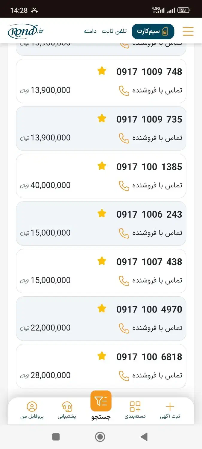 سیم کارت میلیونی الان بخر بعدا پولشو بده|سیمکارت|سلمانشهر, |دیوار