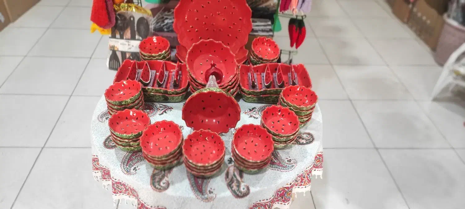 ظروف هندونه ای شب یلدا|ظروف سرو و پذیرایی|رباط‌کریم, رباط‌کریم|دیوار