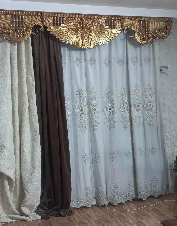 پرده پذیرایی|پرده، رانر، رومیزی|قرچک, میرزائی شمالی|دیوار