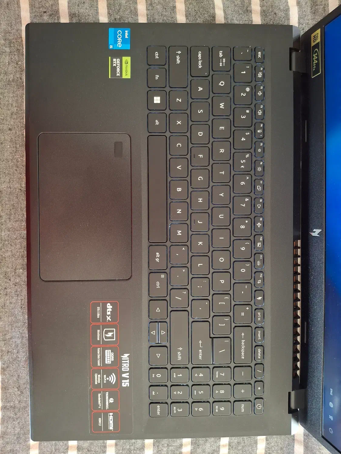 لپ تاپ گیمینگ ایسر nitro v|رایانه همراه|رشت, لاکان شهر|دیوار