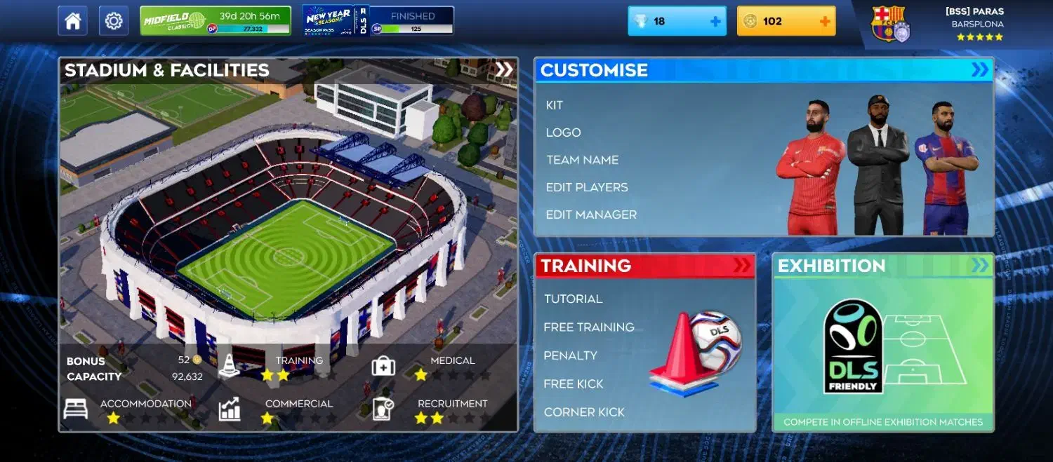 اکانت دریم لیگ DLS26|کنسول، بازی ویدئویی و آنلاین|نسیمشهر, |دیوار