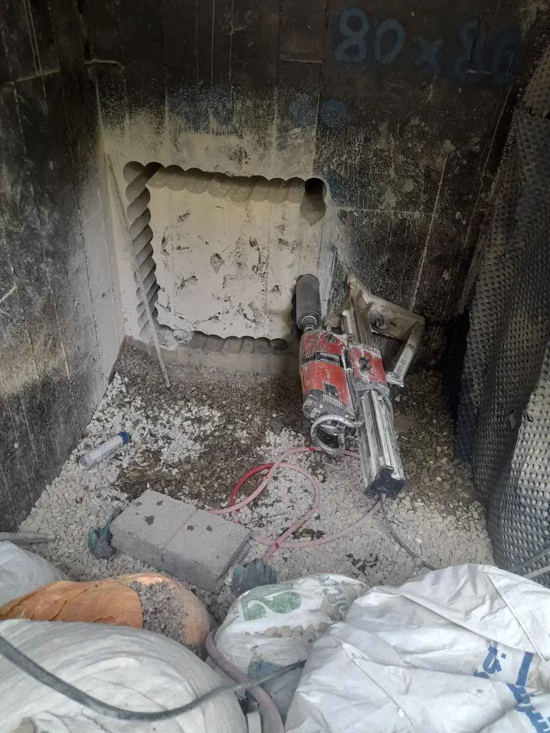 کرگیری .برش بتن .کاشت میلگرد|خدمات پیشه و مهارت|تهران, آذری|دیوار