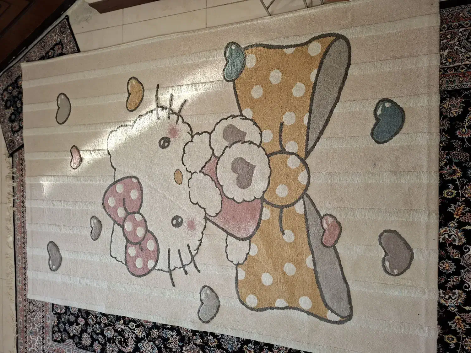 فرش عروسکی کیتی|فرش|باقرشهر, |دیوار