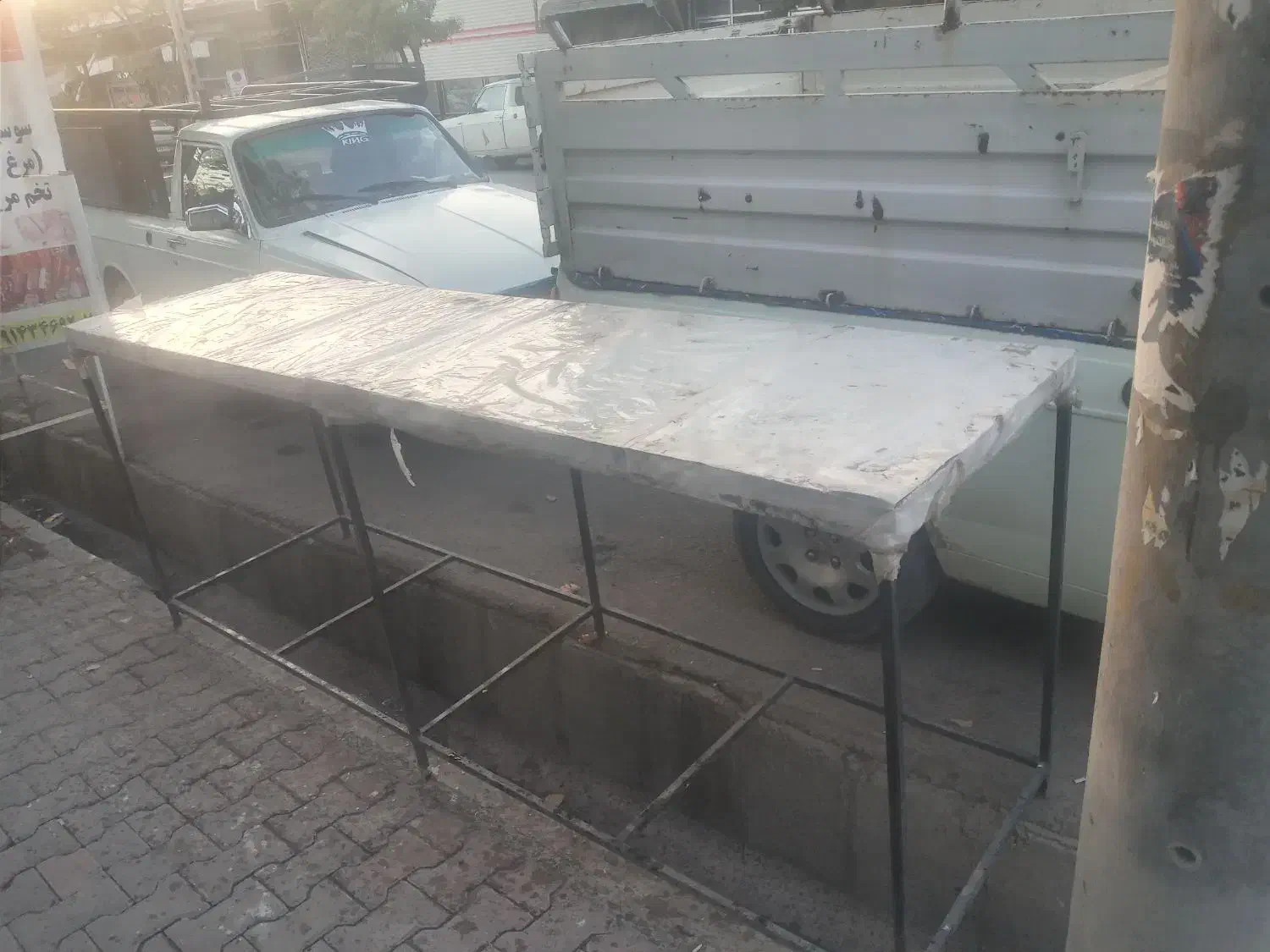 میز ۳ متری رویه ام دی اف|صنایع دستی و سایر لوازم تزئینی|عجب شیر, |دیوار