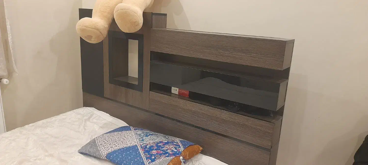 تخت دو نفر  با دو عدد پا تختی|تخت و سرویس خواب|تهران, ابوذر|دیوار