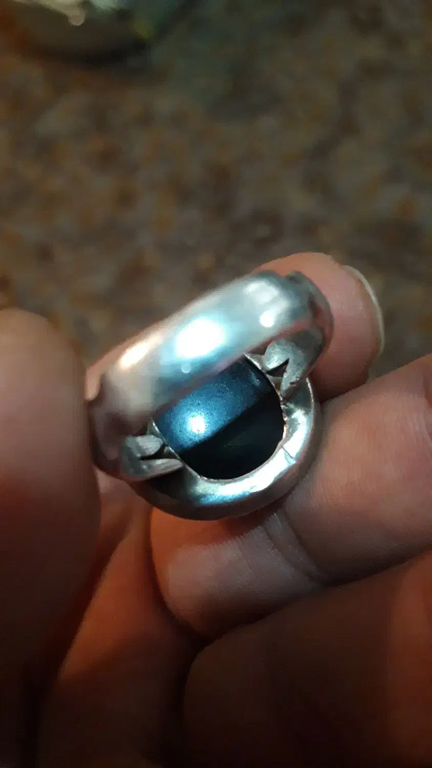 انگشترمهره بقرانی کهنه شاه مقصودافغان|جواهرات|تهران, دروازه شمیران|دیوار