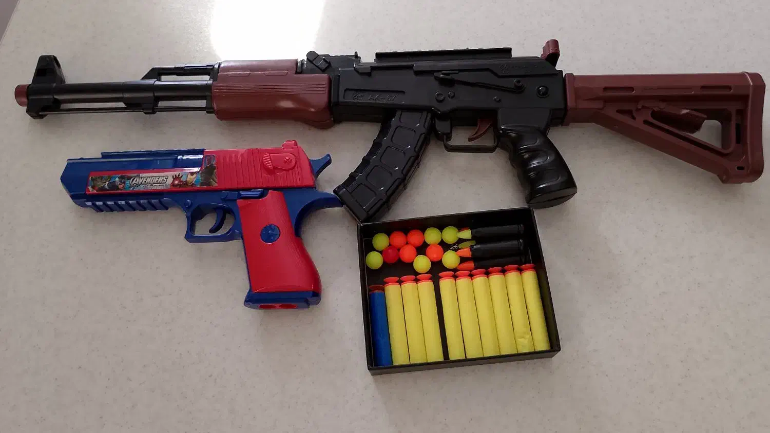 دو عدد تفنگ|اسباب‌‌بازی|تهران, آشتیانی|دیوار