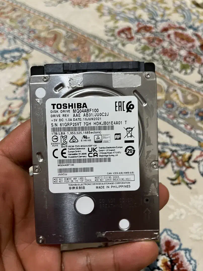 هارد ۱ترا لپ تاب و پلی استیشن ۴ سلامت صدرصد|قطعات و لوازم جانبی رایانه|مشهد, راه آهن|دیوار