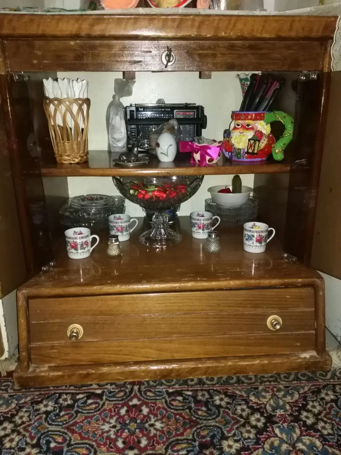 میز چوبی  تزیینی...|صنایع دستی و سایر لوازم تزئینی|شیراز, شهرک صنعتی شیراز|دیوار