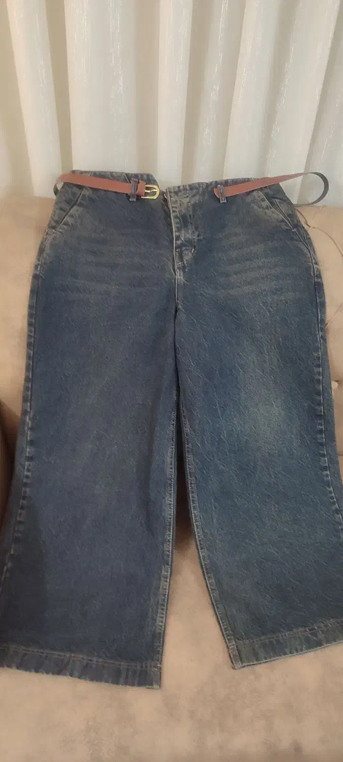 شلوار لی شافل بگ زنانه، سایز ۴۲|لباس|گلبهار, شهر جدید گلبهار|دیوار