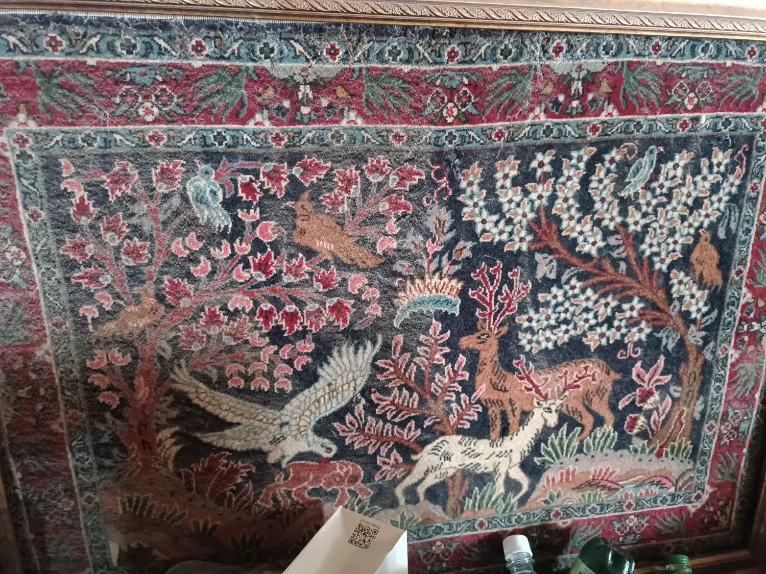 تابلو فرش شکار دست بافت ریز|تابلو فرش|اراک, |دیوار