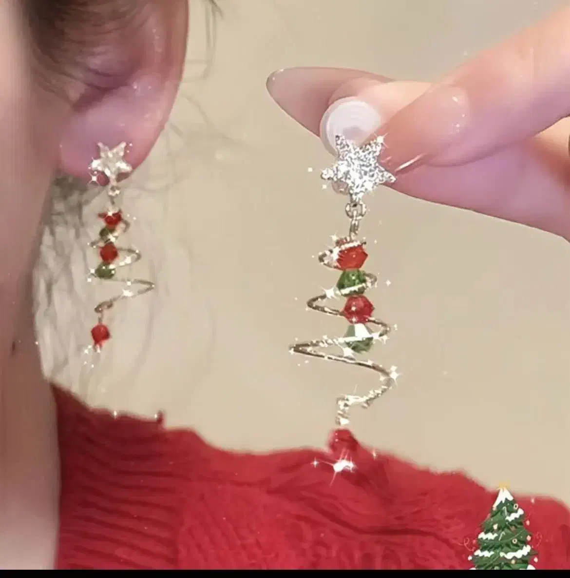 گوشواره های زیبا طرح کریسمس|بدلیجات|تهران, بهار|دیوار