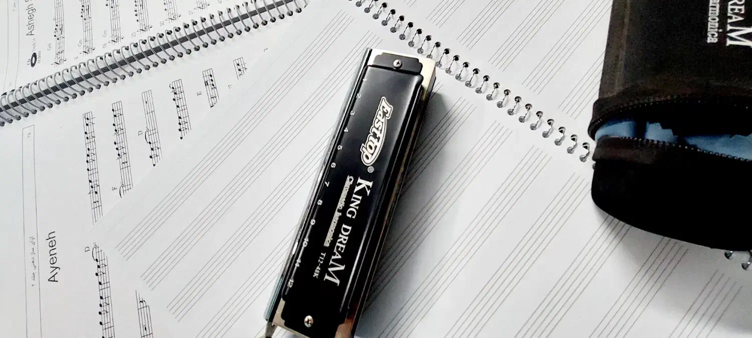 سازدهنی کروماتیک ایستاپ مدل کینگ دریم King Dream|سازهای بادی|بجنورد, |دیوار