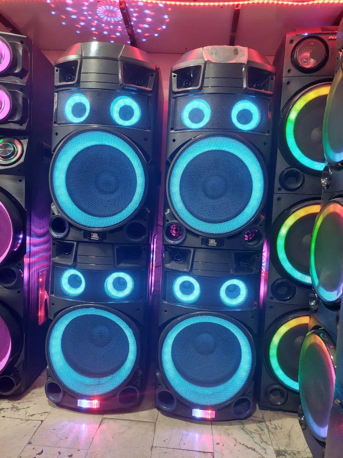 اسپیکر دی جی دار و رقص نور دار|سیستم صوتی خانگی|مشهد, سراب|دیوار
