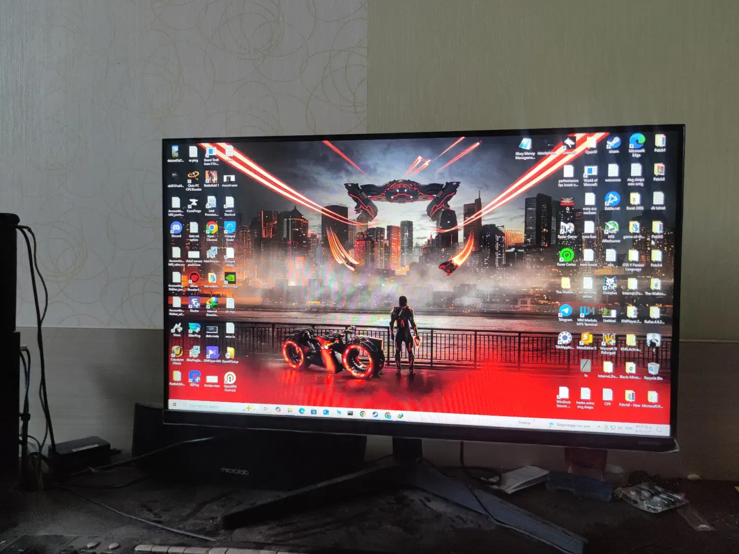 مانیتور  Samsung|قطعات و لوازم جانبی رایانه|مشهد, سجاد شهر|دیوار