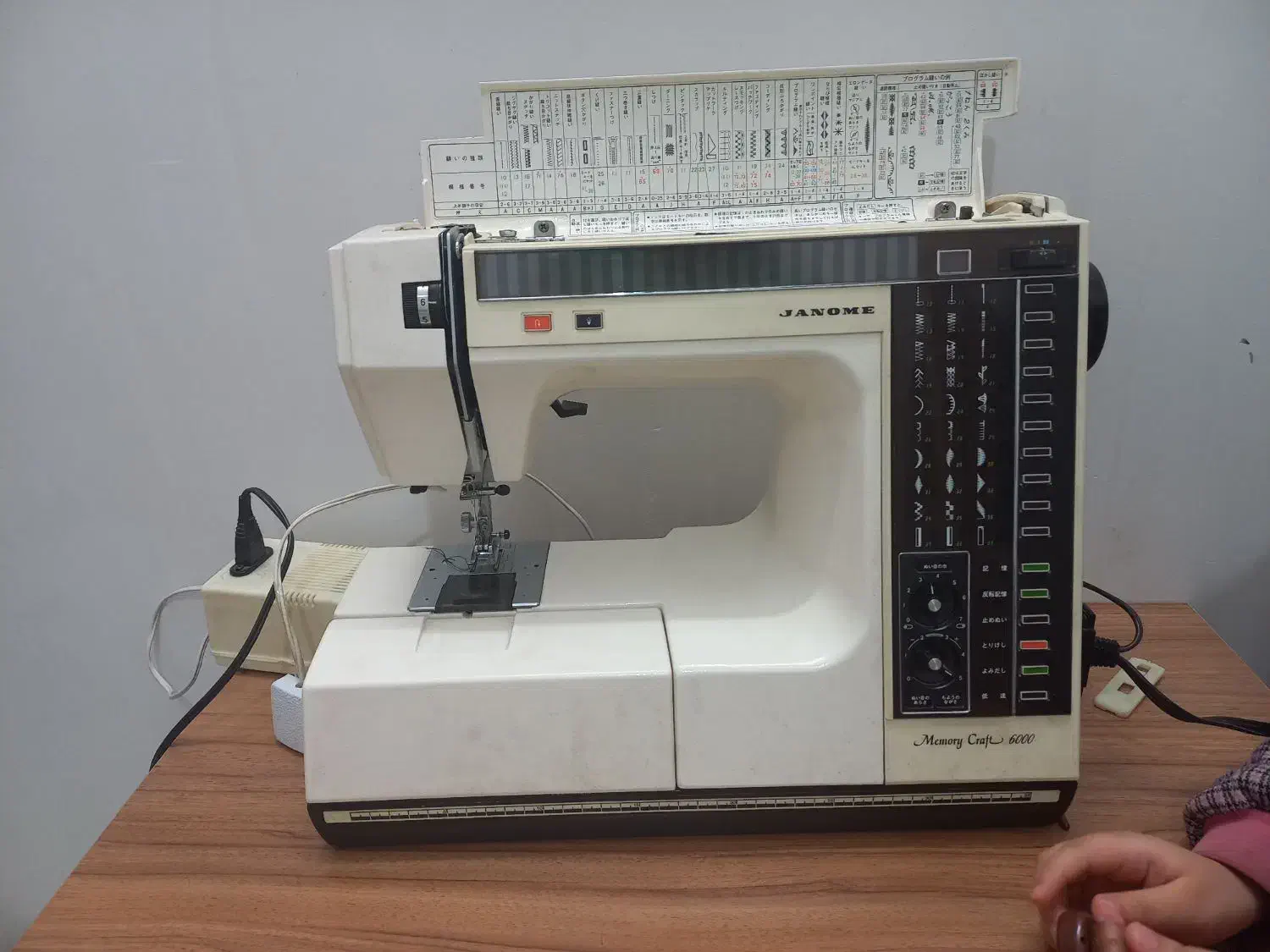 چرخ خیاطی ژانومه ژاپن|چرخ خیاطی و ریسندگی|بروجرد, |دیوار