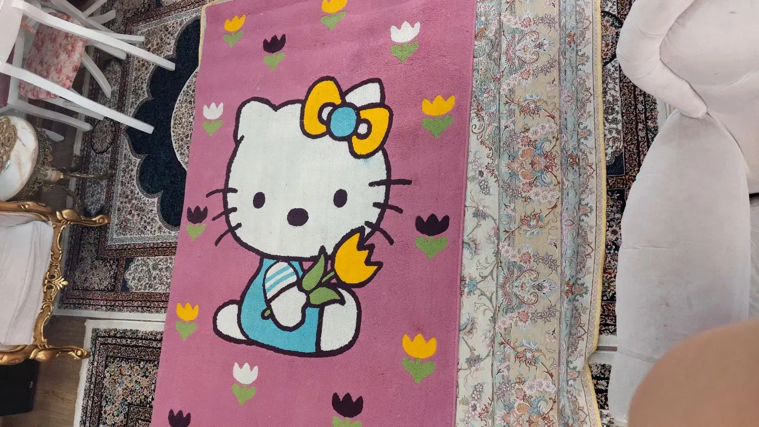 فرش کودک کیتی ۱/۵  در ۲۲۰|فرش|تهران, شهرک دانشگاه|دیوار