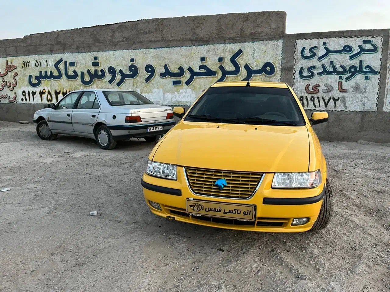 سمندتاکسی بین برون شهری پلاک ع96|خودرو سواری و وانت|تهران, آبشار|دیوار