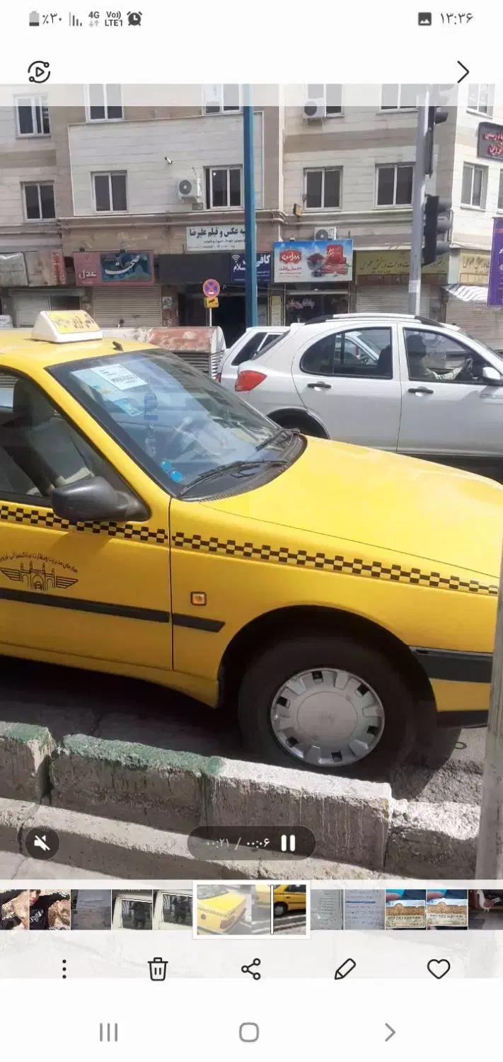تاکسی پژو در حد ماشین فوق العاده|خودرو سواری و وانت|قزوین, |دیوار