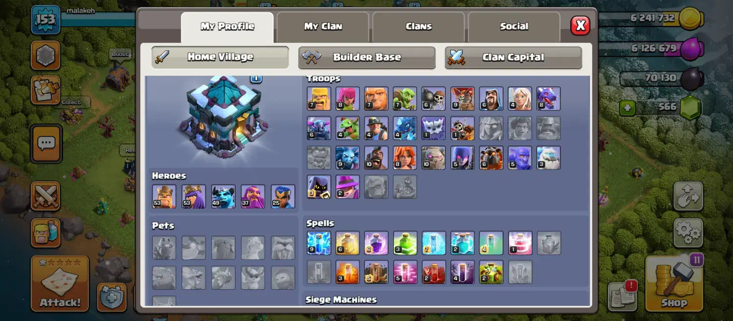 اکانت کلش آف کلنز|کنسول، بازی ویدئویی و آنلاین|تربت‌حیدریه, ۴۵ متری|دیوار