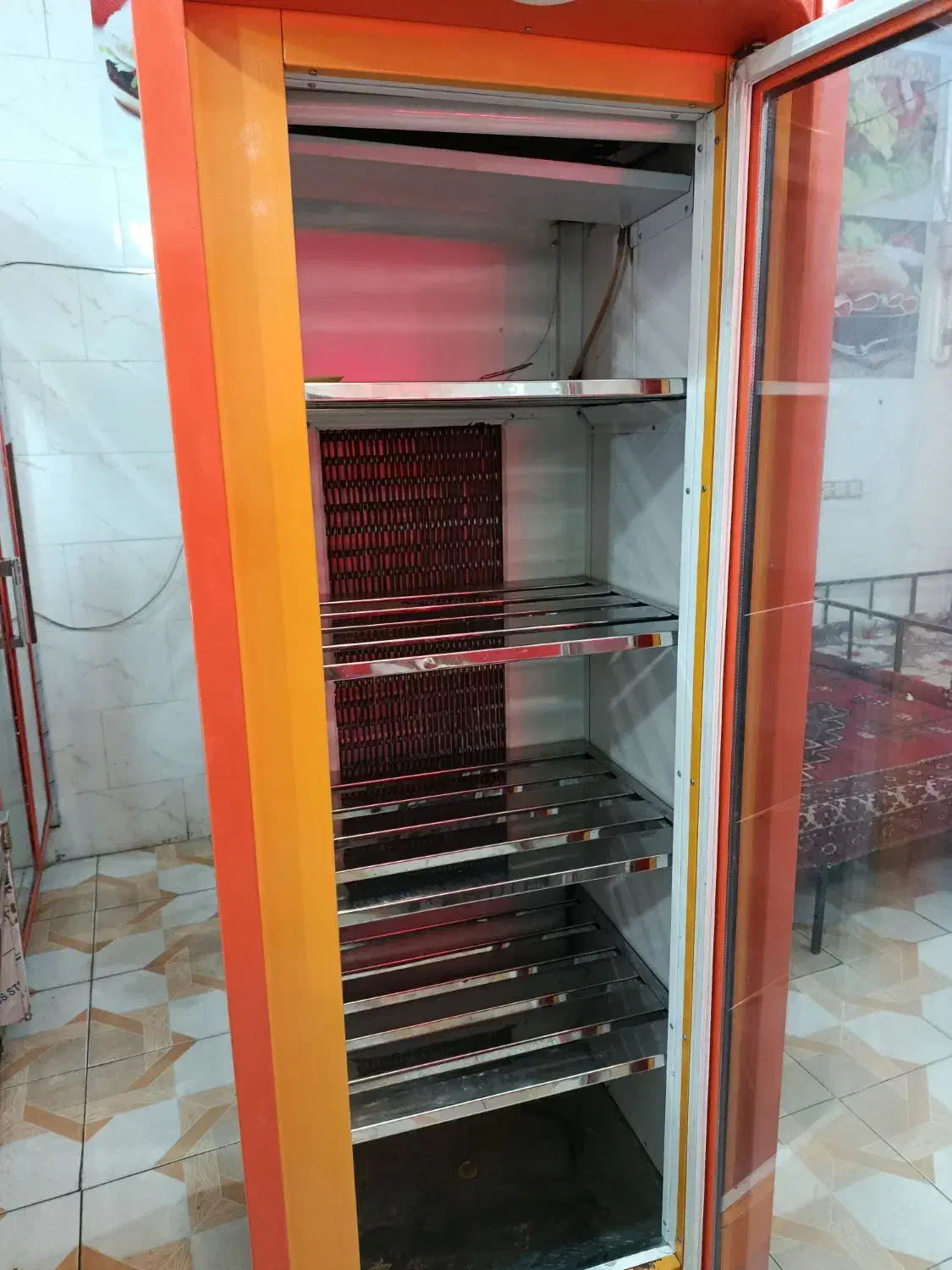 یخچال ایستاده ویترینی وتاپینگ پیتزا|کافیشاپ و رستوران|مبارکه, |دیوار