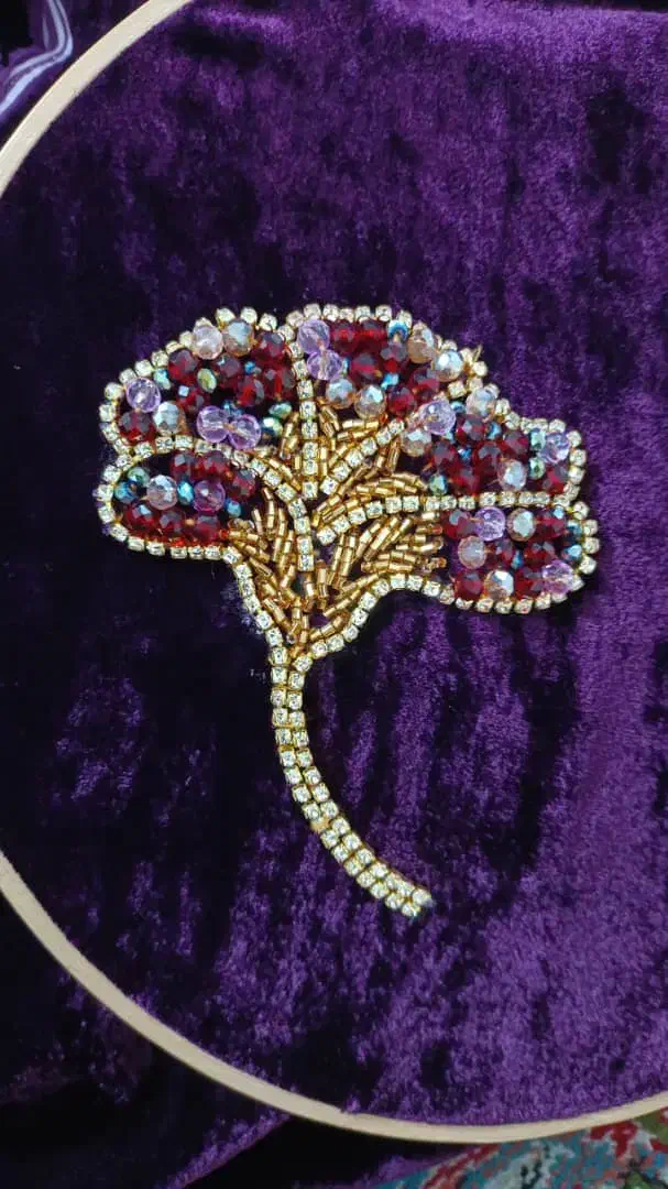 منجق وکریستال دوزی|لوازم خیاطی و بافتنی|لردگان, |دیوار