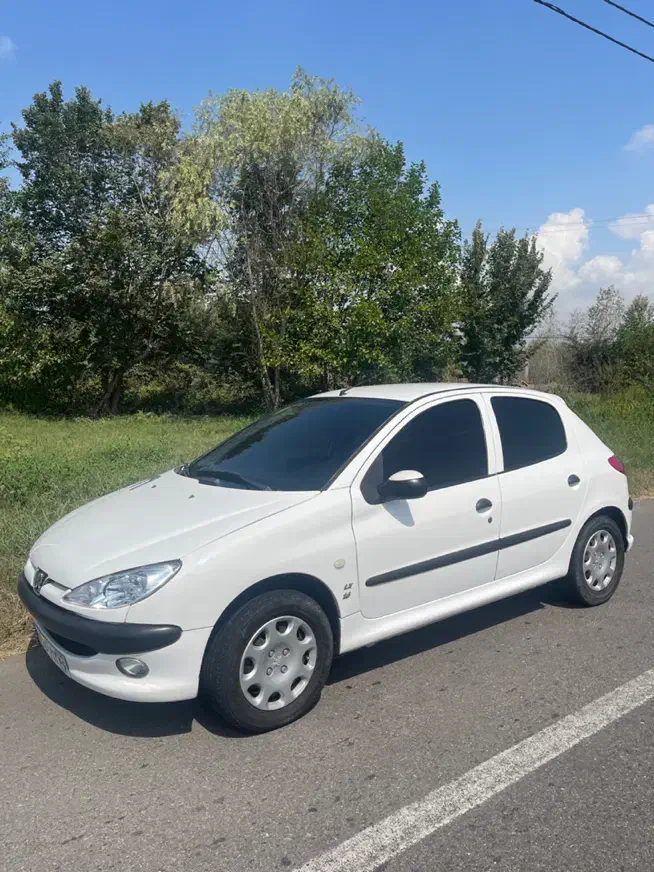 پژو ۲۰۶ تیپ ۵ بی رنگ|خودرو سواری و وانت|رشت, معلم|دیوار