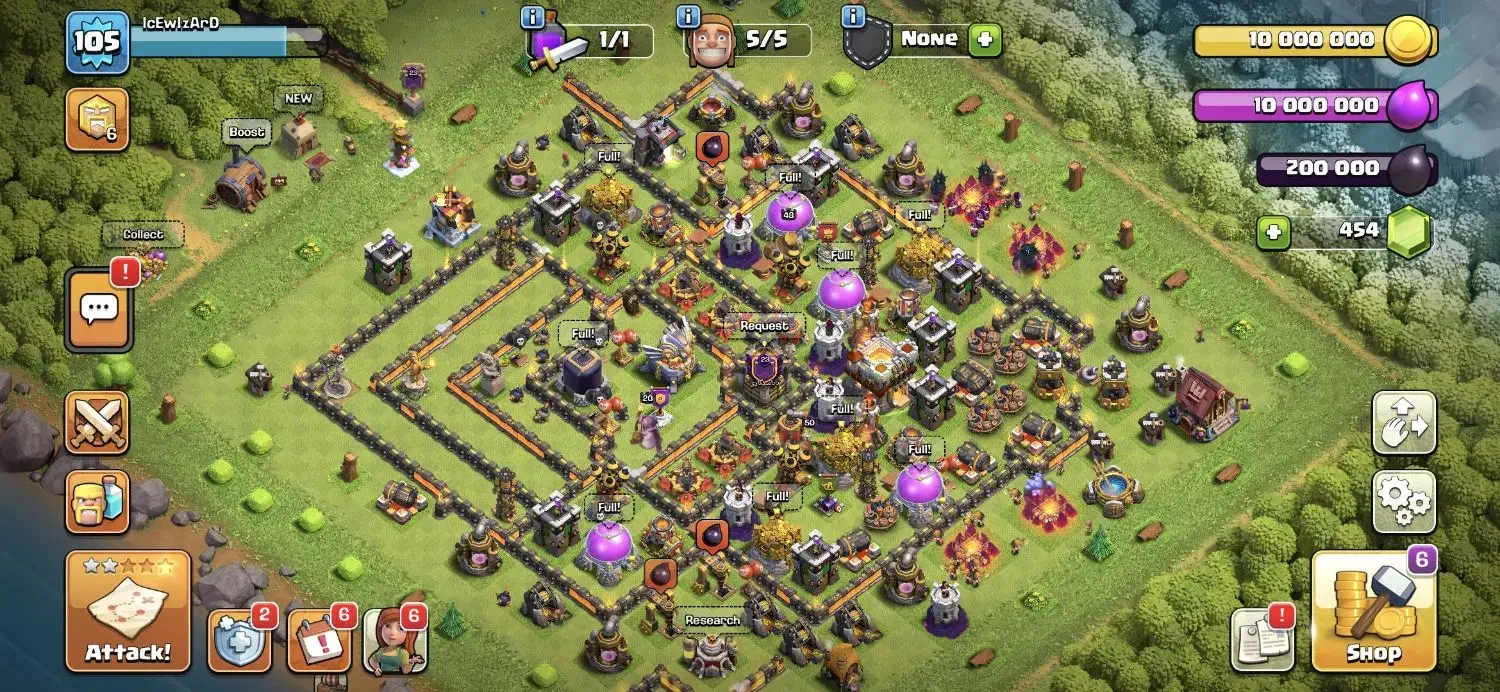 اکانت کلش|کنسول، بازی ویدئویی و آنلاین|بجنورد, |دیوار