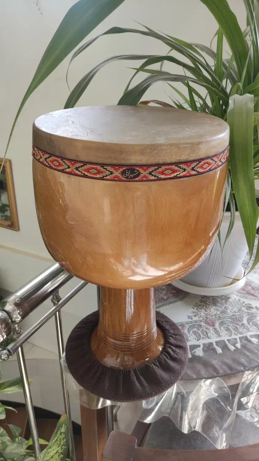 تنبک شیرانی مهر SH دهانه 28 سانت، کاملا نو و تمیز|سازهای سنتی|خمینیشهر, |دیوار