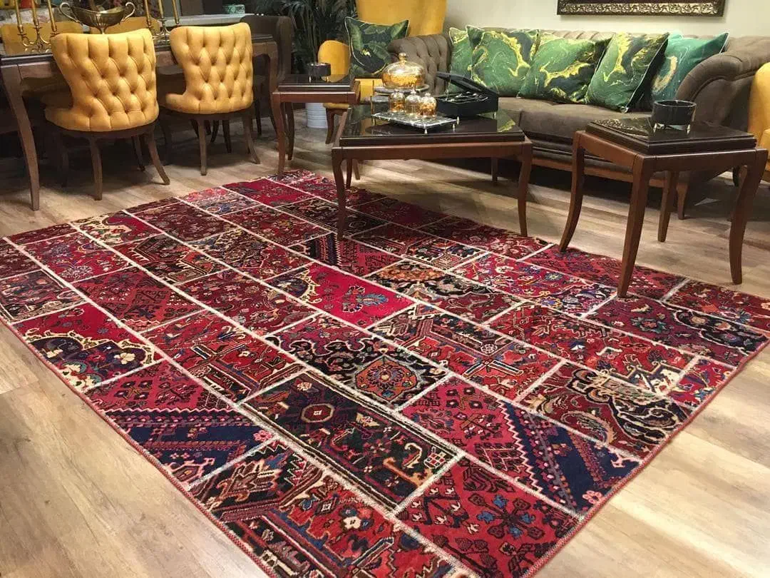 فرش دستبافت کلاژ|فرش|قرچک, میرزائی شمالی|دیوار