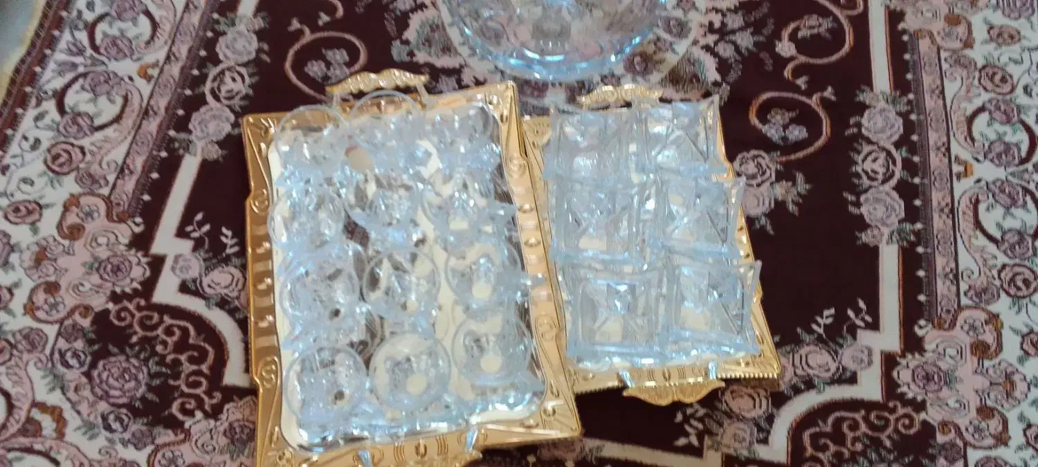 استکان وقندان اصل|ظروف سرو و پذیرایی|سقز, |دیوار