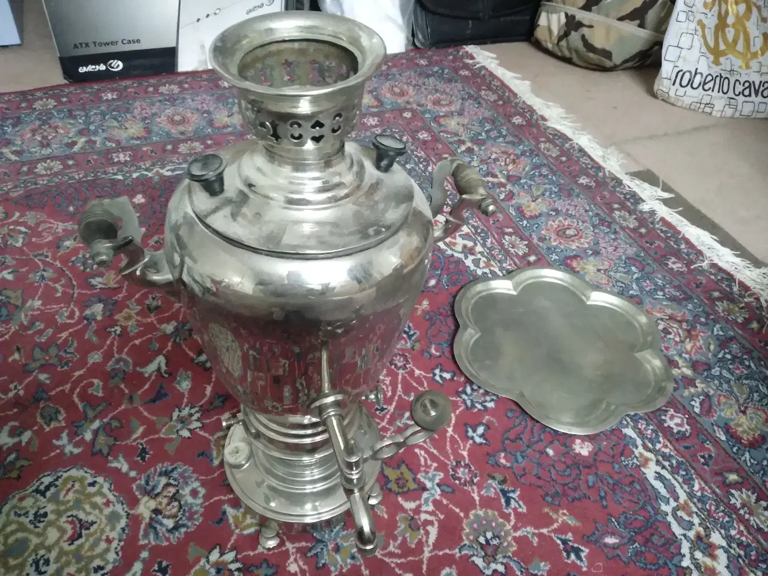 سماور نفتی و زغالی قدیمی|سماور، چایساز، قهوهساز|کرج, جهانشهر|دیوار