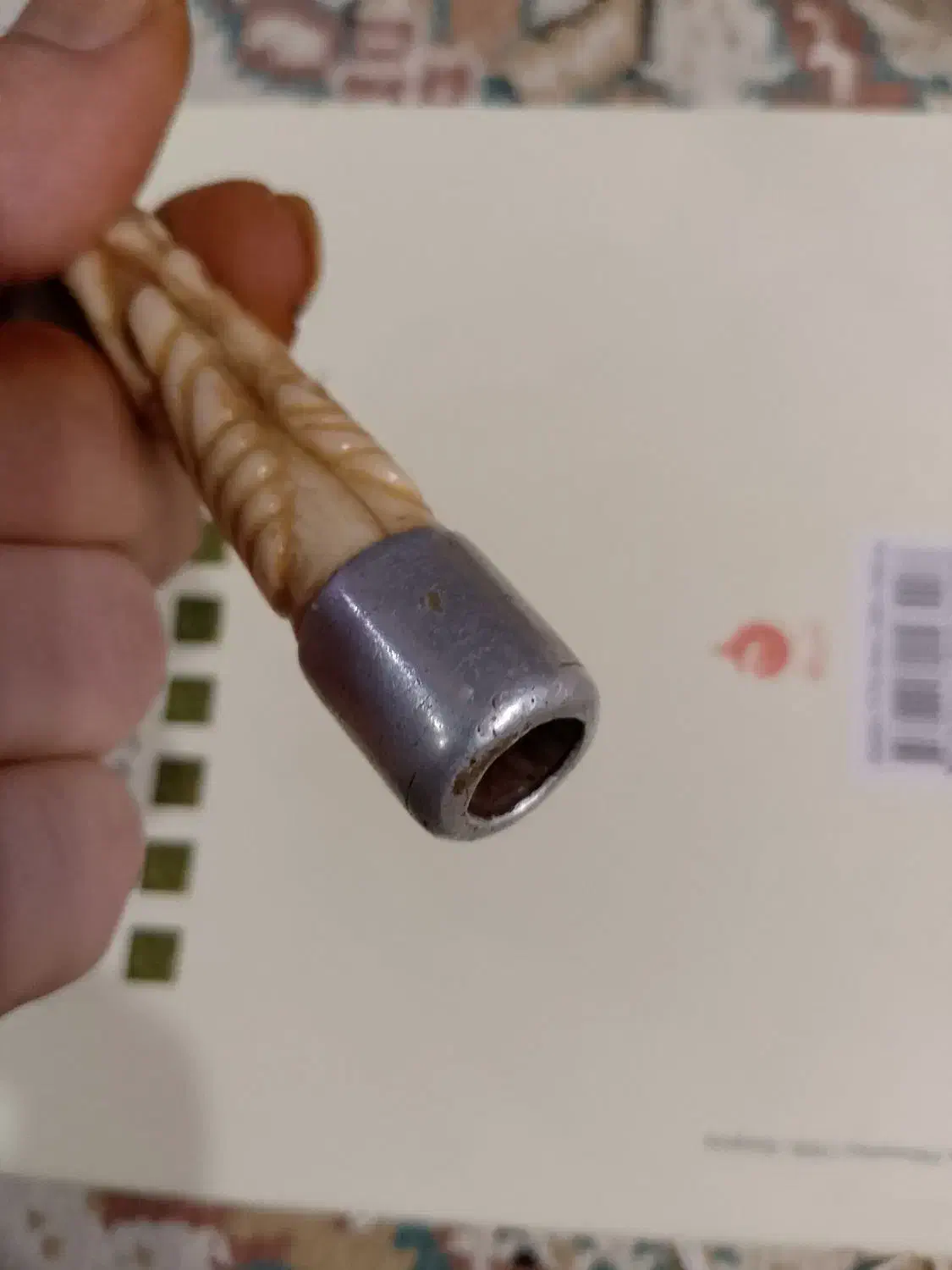 چوب سیگار دست ساز قدیمی|کلکسیون اشیاء عتیقه|لنگرود, |دیوار