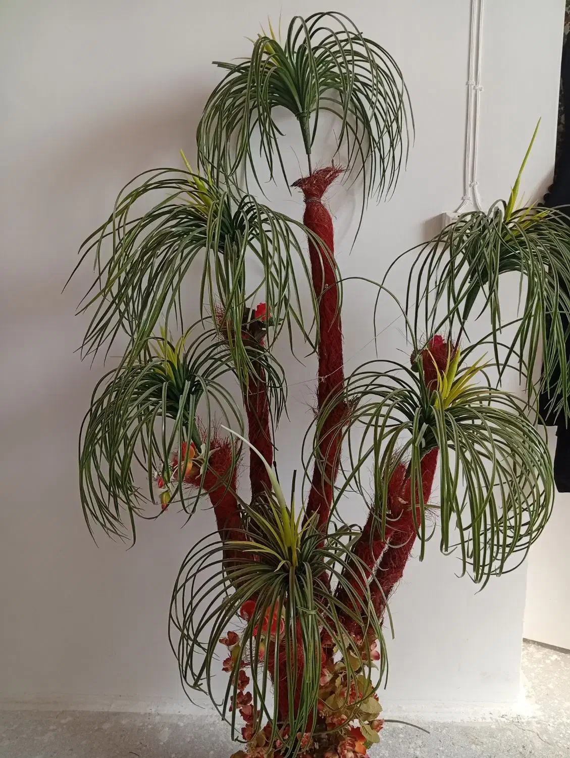 نخل مصنوعی|گل مصنوعی|صحنه, |دیوار