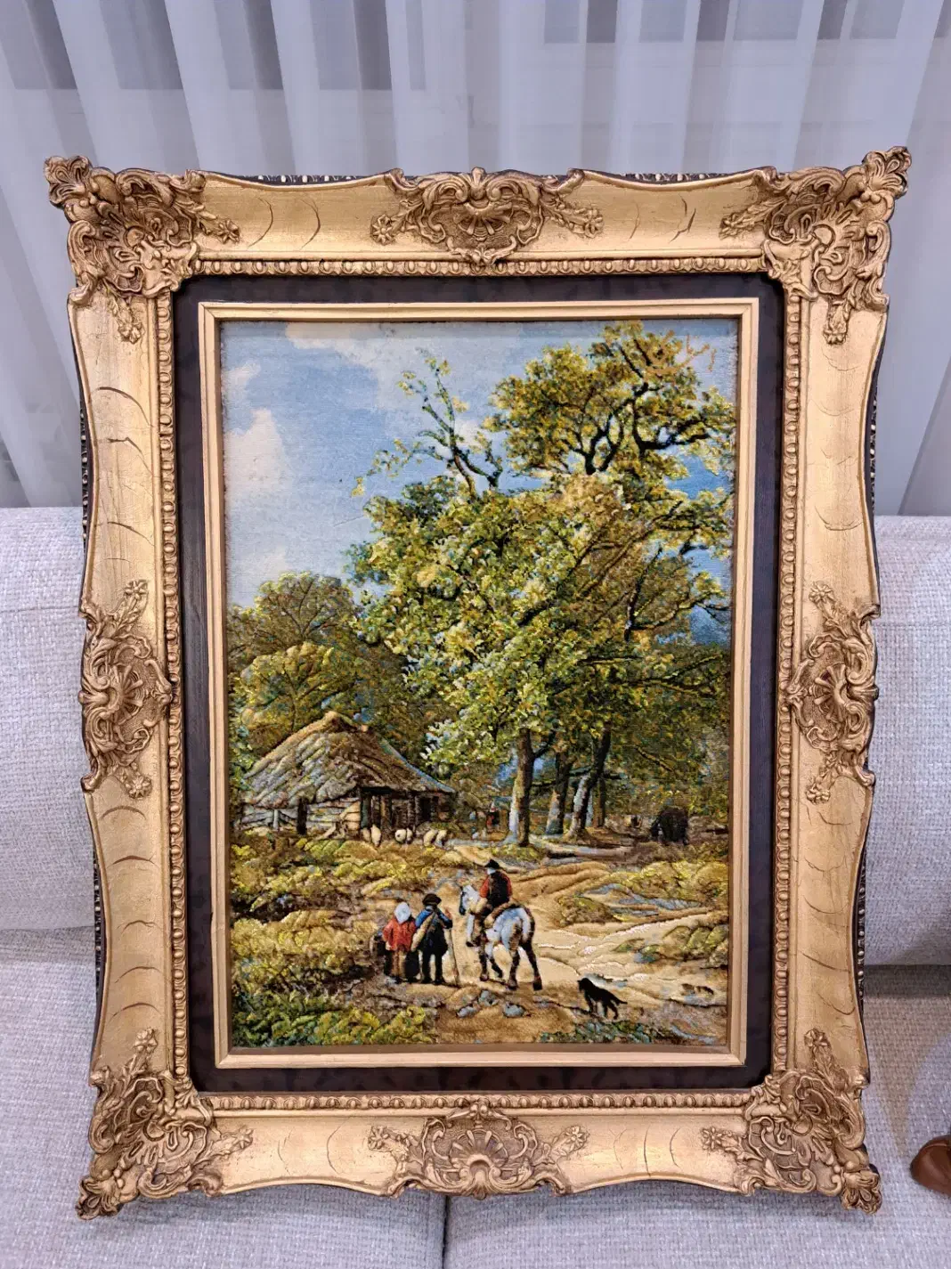 تابلو فرش دستبافت تبریز طرح خاص و کمیاب|تابلو فرش|تهران, هفت حوض|دیوار