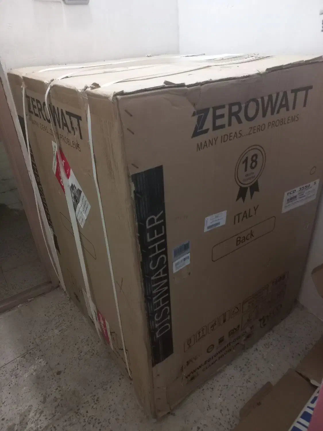 ماشین ظرفشویی zerowatt ایتالیا نو و آکبند15نفره|ماشین ظرفشویی|قزوین, |دیوار