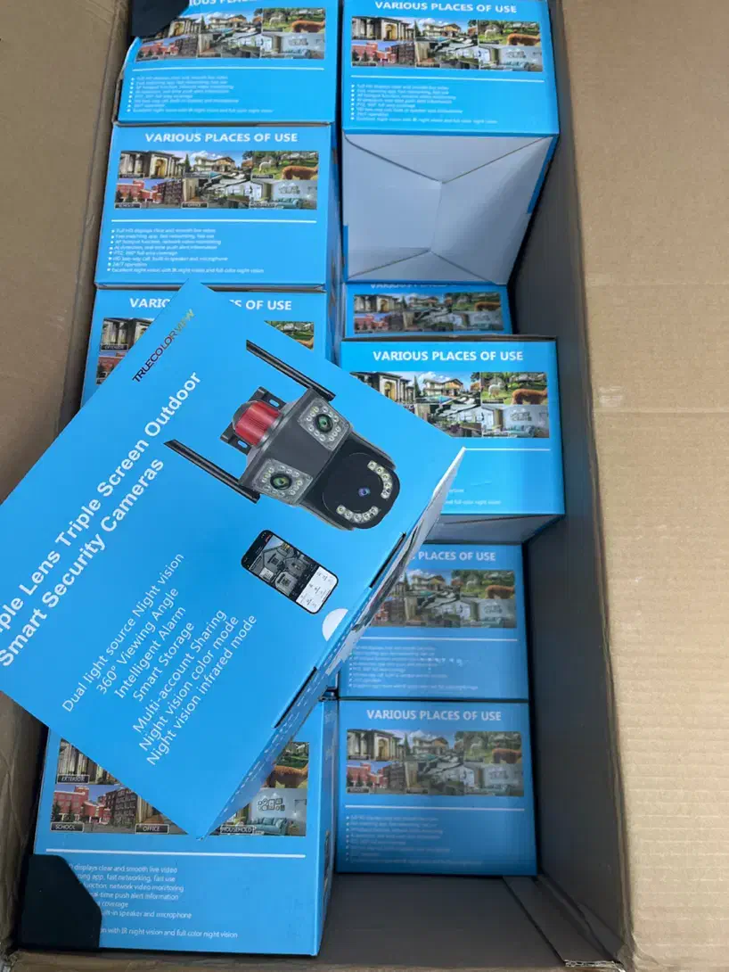 دوربین مداربسته بیسیم سه لنز سیمکارتی هوشمند|دوربین مداربسته|رشت, اسماعیل آباد|دیوار