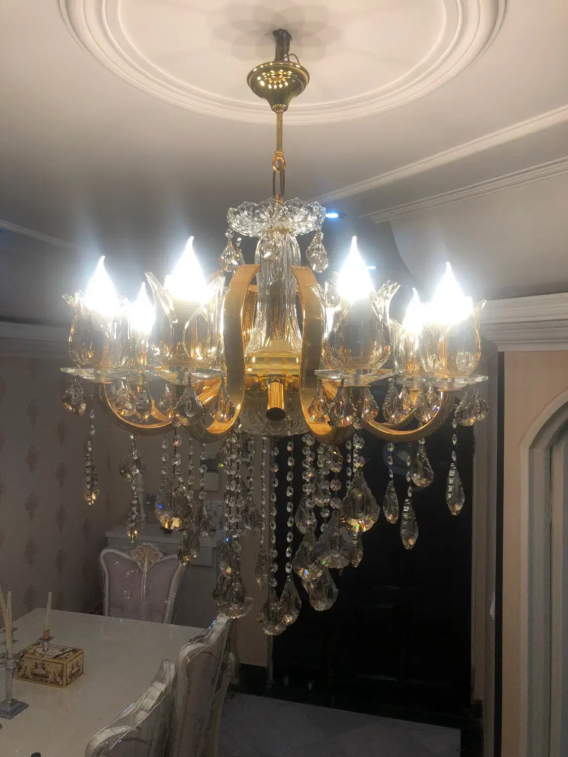 لوستر|لوستر و چراغ آویز|تهران, درب دوم|دیوار