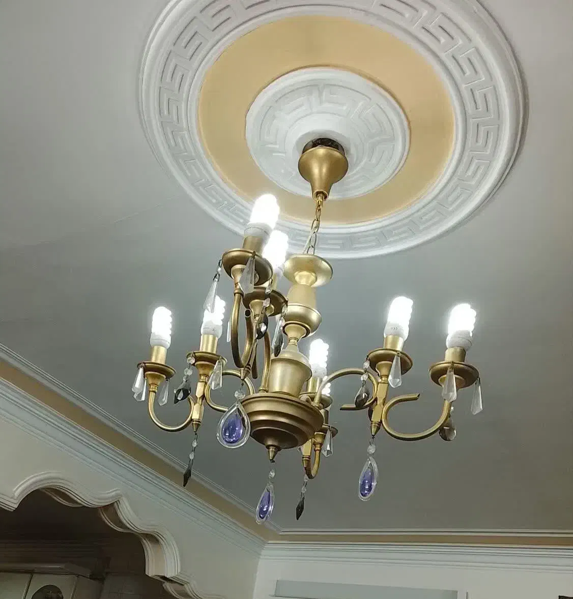 حراج لوستر برنجی|حراج|اسلامشهر, شهرک سعیدیه|دیوار