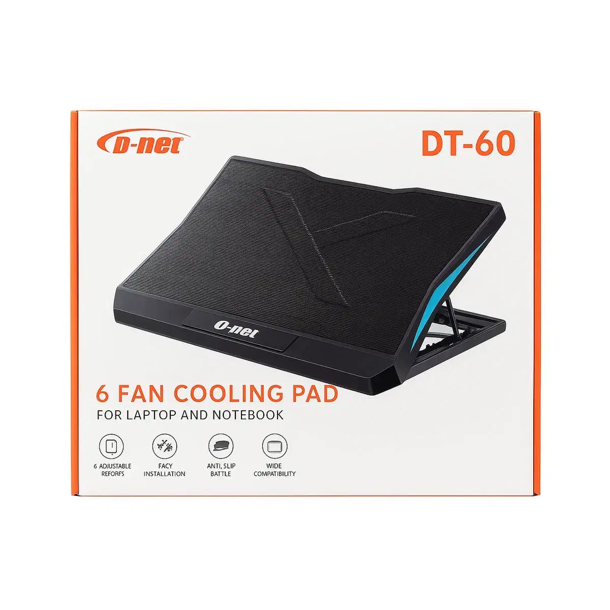 کول پد (پایه خنک کننده) دی نت مدل DT-60|قطعات و لوازم جانبی رایانه|تبریز, |دیوار