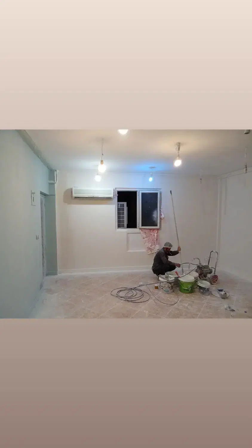 رنگ آمیزی ساختمان.رنگ کاری.نقاشی ساختمان|خدمات پیشه و مهارت|اهواز, کوی مهدیس|دیوار